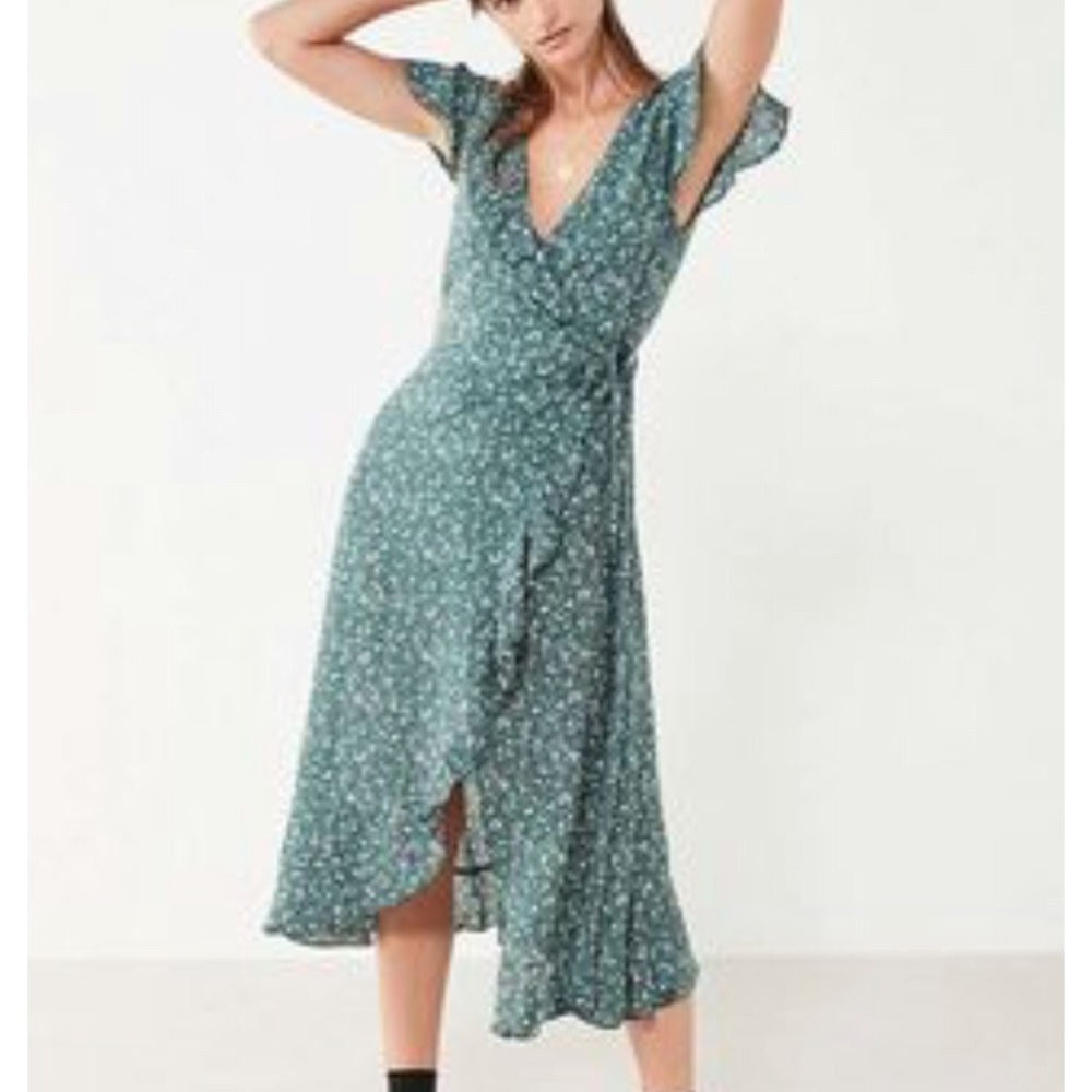 Kimchi Midi Wrap Dress